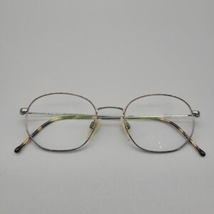 Marcolin 2018 Demi Amber Titanium EYEWEAR Round Eyeglasses 51-20-145